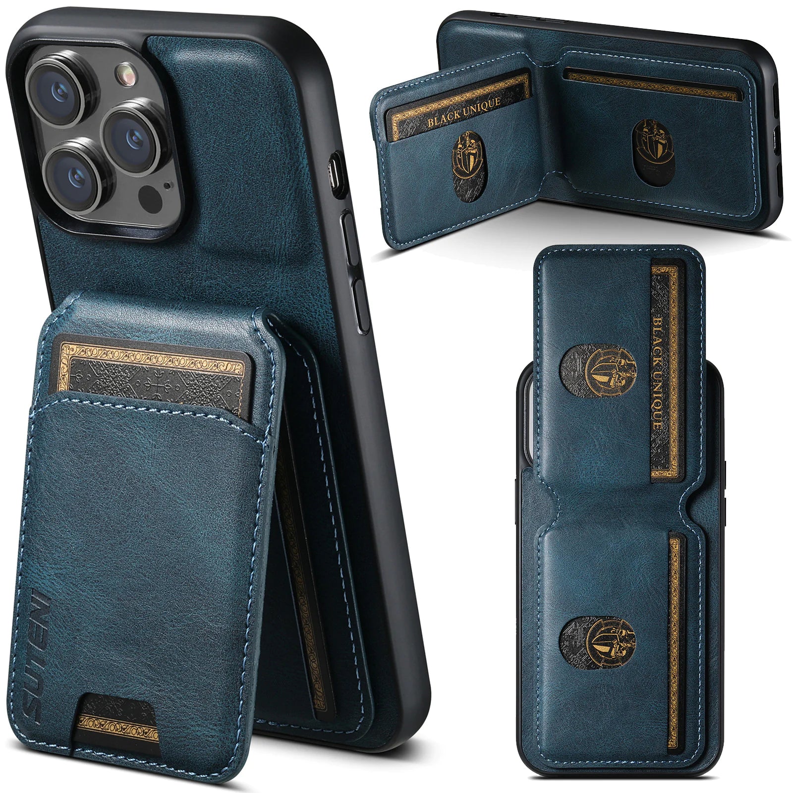 Suteni Leather Phone Case