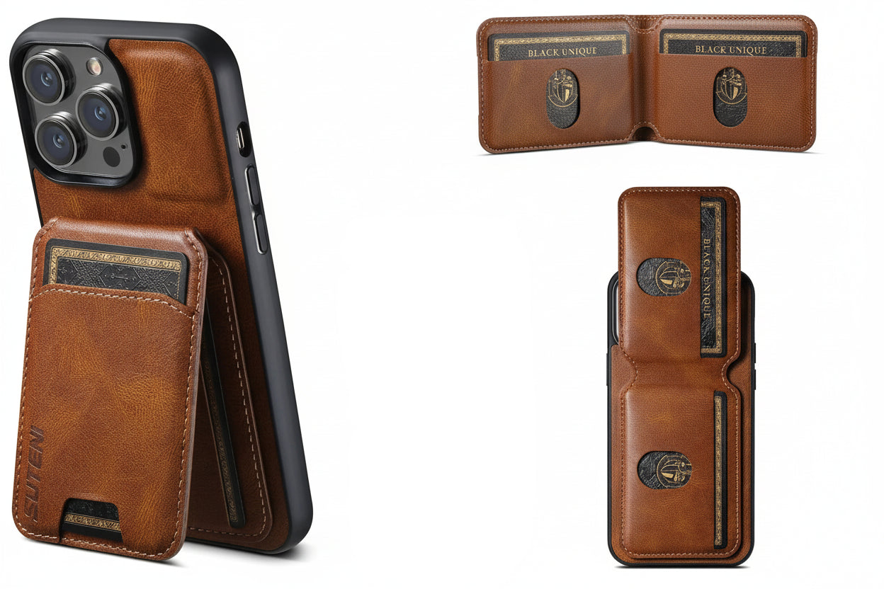 Suteni Leather Phone Case