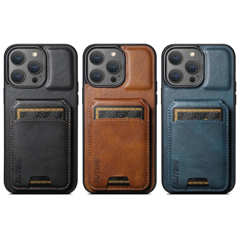 Suteni Leather Phone Case