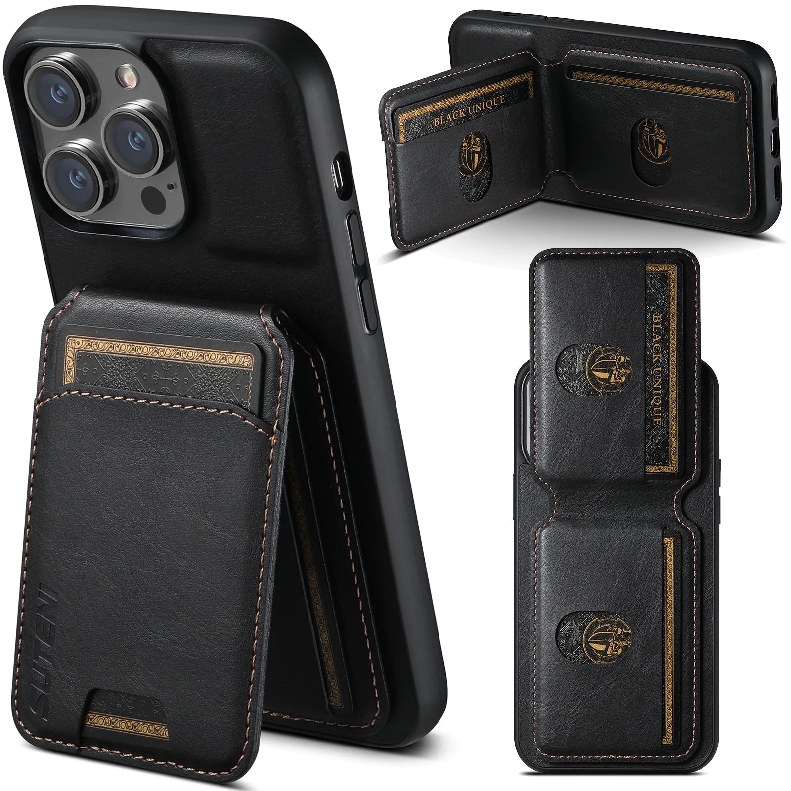 Suteni Leather Phone Case