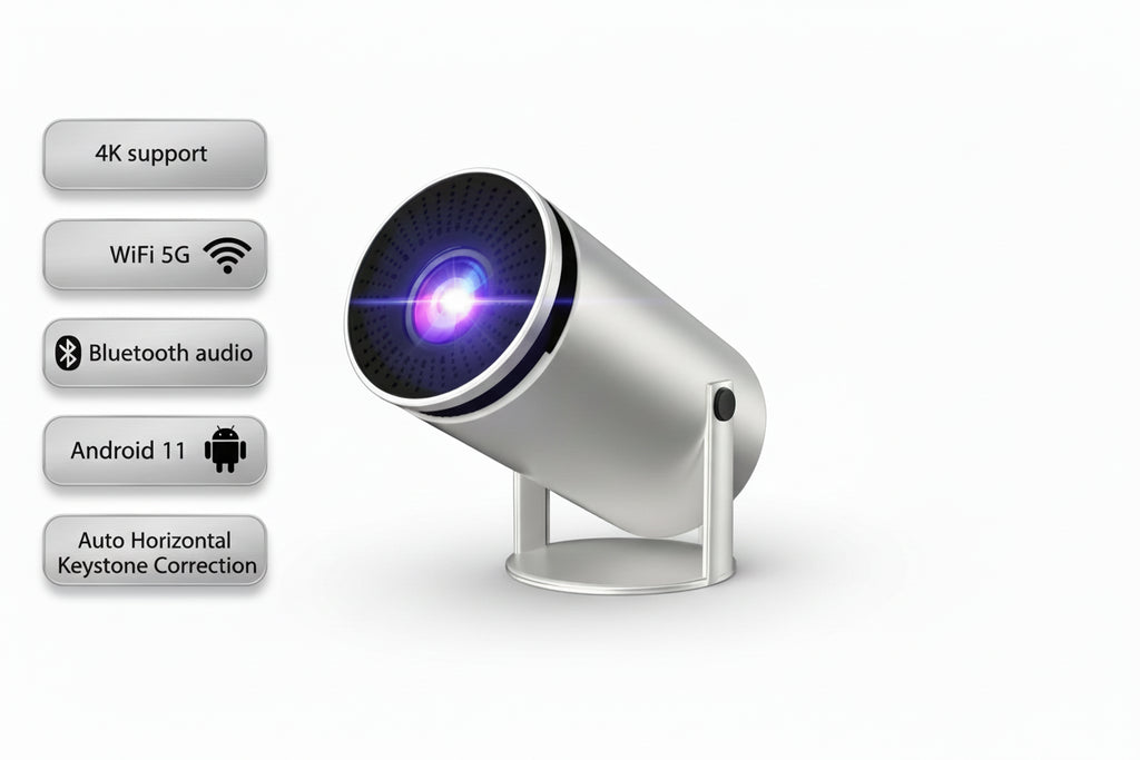 BarrelSmart HD Home Projector