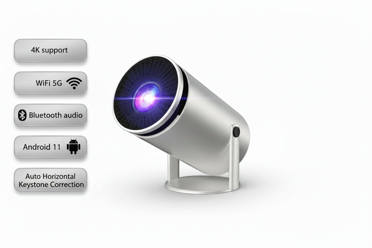 BarrelSmart HD Home Projector