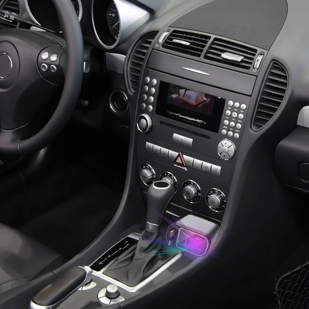 Car Mobile Retractable Phone Charger Four-in-one