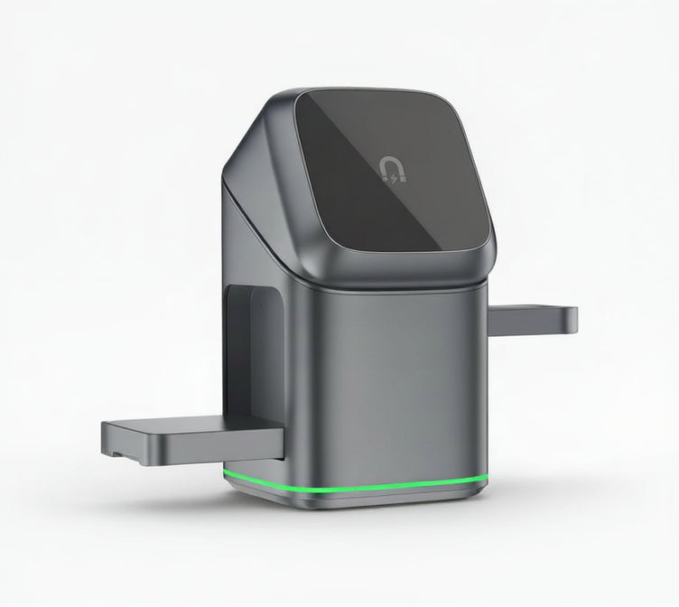 3‑in‑1 Magnetic Rotating Charger (US PLUG)